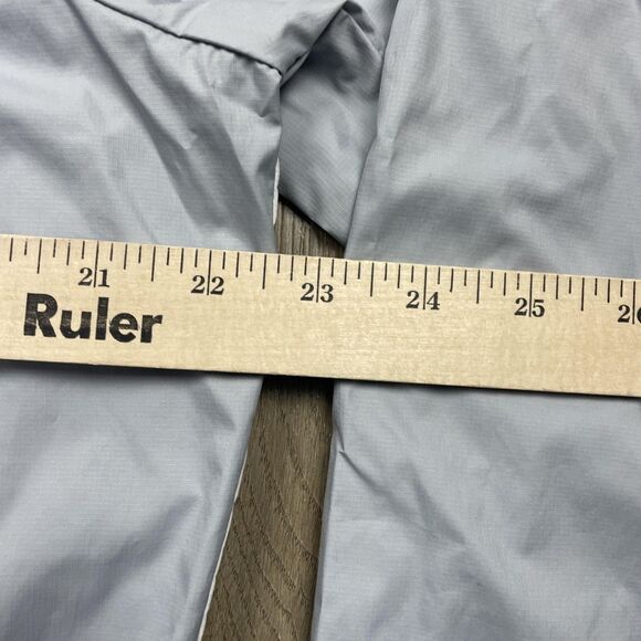 Nike Jacket Mens Medium Black White Gray Hooded Windbreaker Full Zip Colorblock - Picture 12 of 15